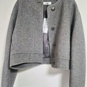 울자켓 쉬즈미스 보브 쥬크 모직코트 캐시미어 핸드메이드