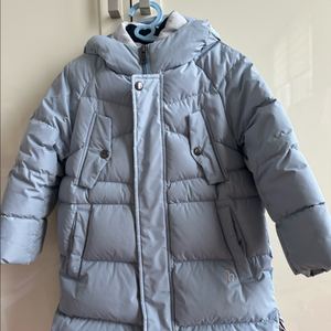 헤지스 키즈 블루 롱패딩 점퍼(110)