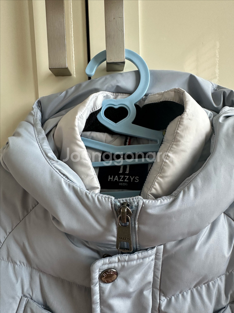 헤지스 키즈 블루 롱패딩 점퍼(110)--1