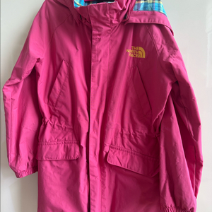 키즈 노스페이스 핑크색 바람막이 (120)