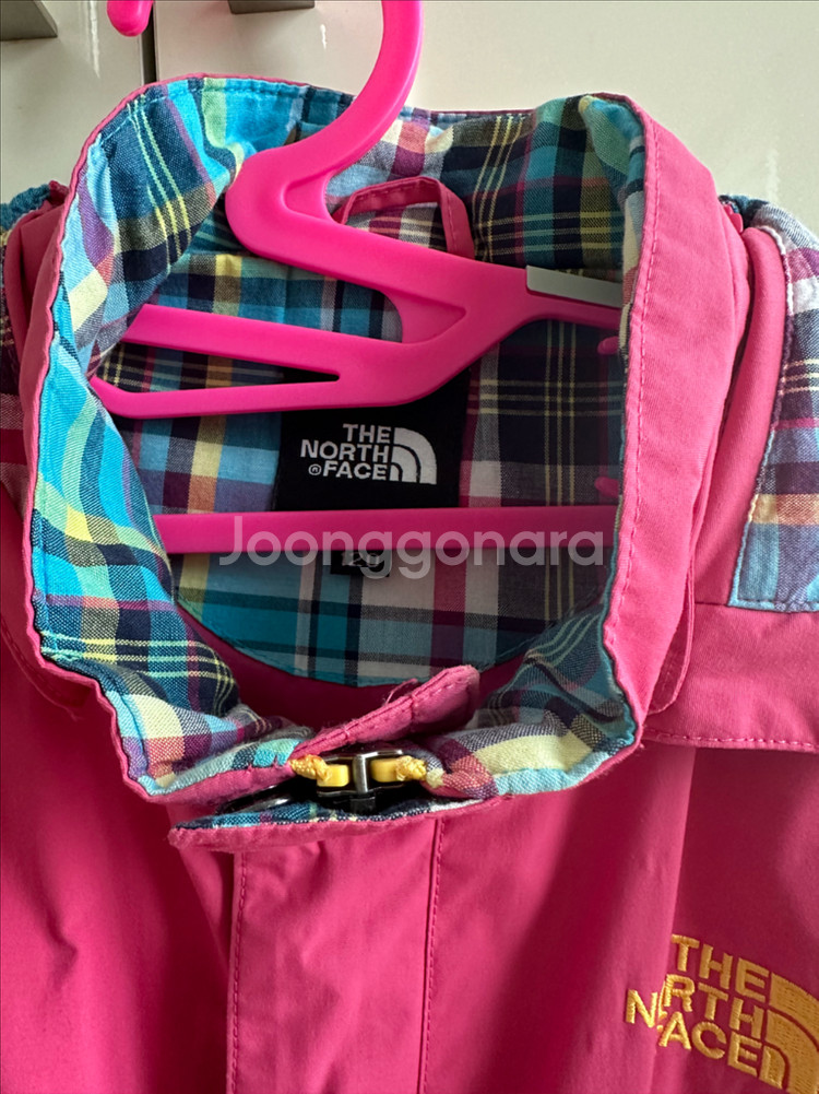 키즈 노스페이스 핑크색 바람막이 (120)--1
