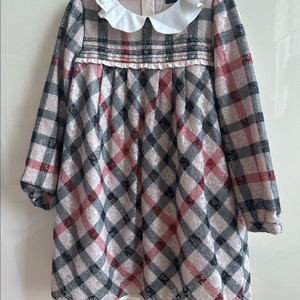 닥스 레이스 체크 원피스(120)