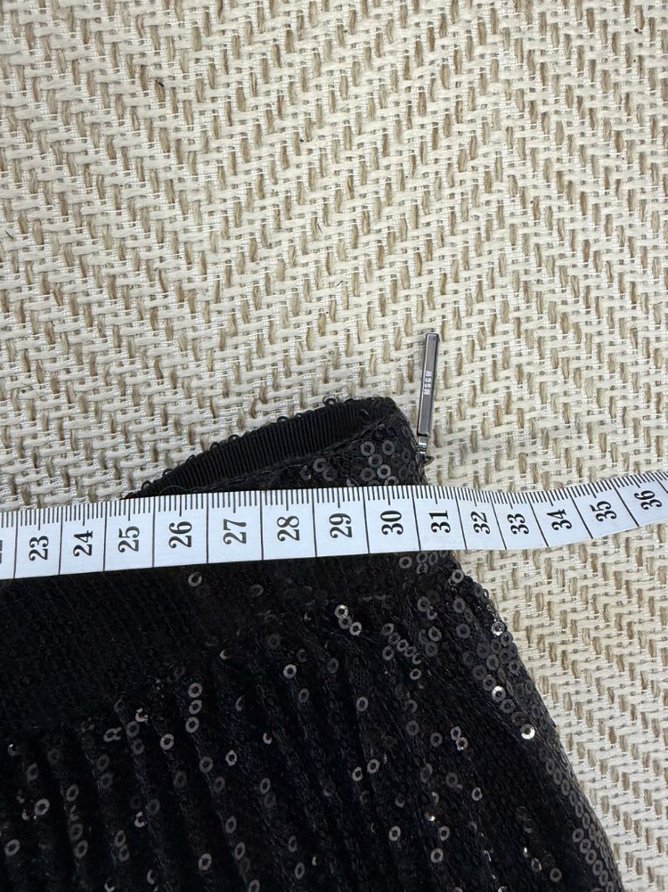 매장판정품) MSGM 스팽글 플리츠 스커트 38--6