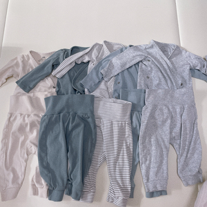 H&m 신생아 바디수트와 바지 세트 일괄 5개