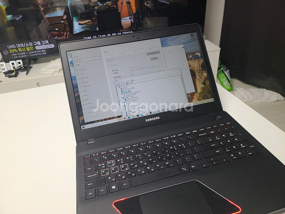 삼성 게이밍 노트북 오디세이 외장그래픽 쿨매 고급 디자인--5