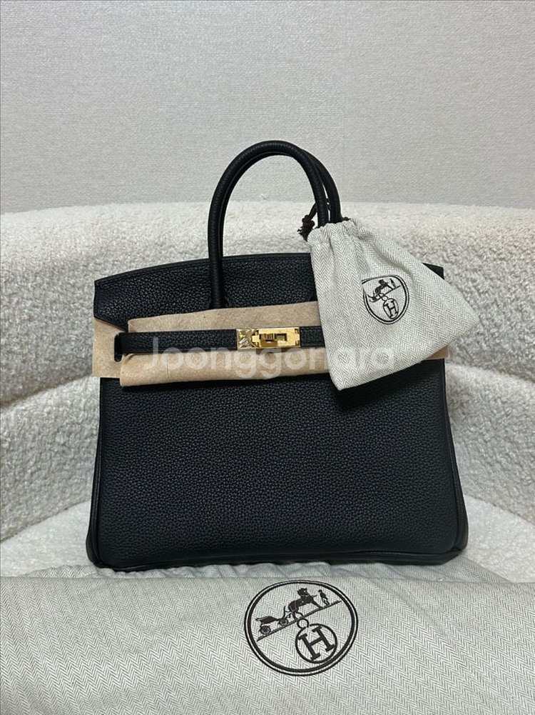 에르메스 버킨25 블랙금장--0
