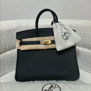에르메스 버킨25 블랙금장