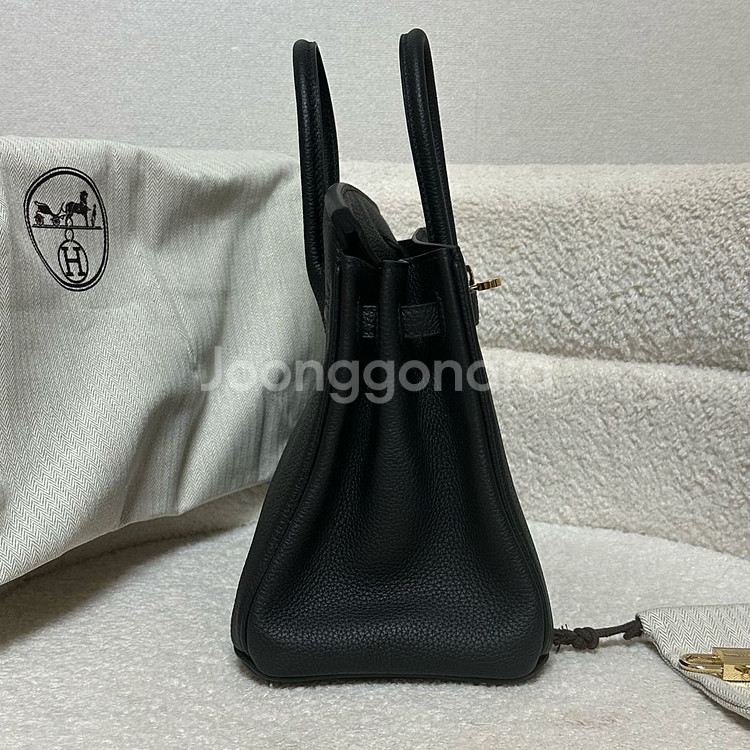 에르메스 버킨25 블랙금장--2