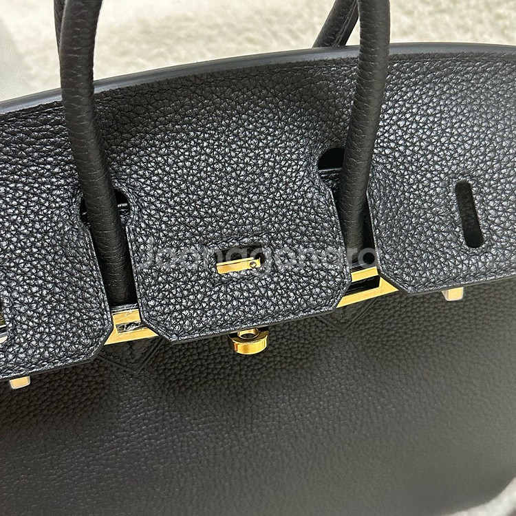 에르메스 버킨25 블랙금장--4