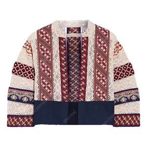 바네사브루노 엠브로이드 에스닉 가디건