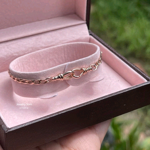 14k 골드 체인 팔찌