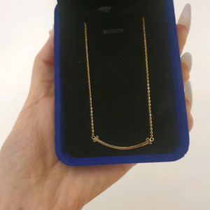 티ㅍㄴ 스마일 18k골드 도금 목걸이(925실버)