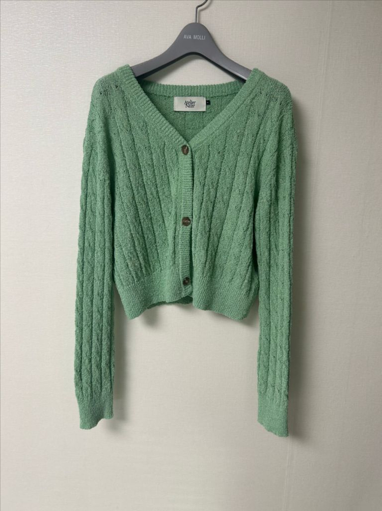 아뜰리에나인 봄니트가디건 판매 이미지