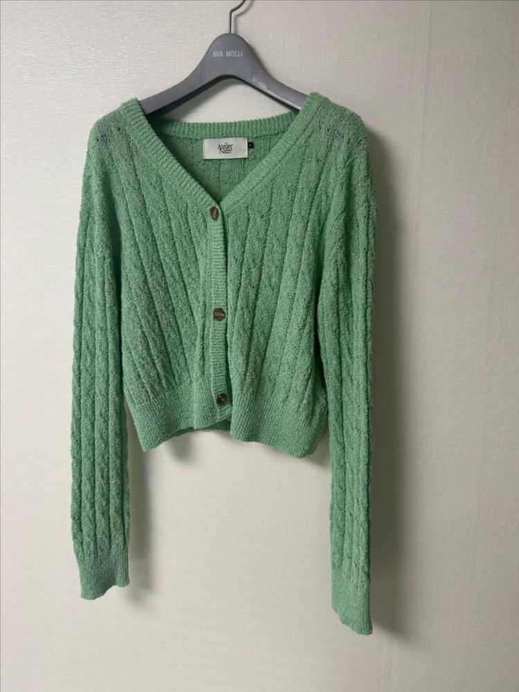 아뜰리에나인 봄니트가디건 판매 이미지