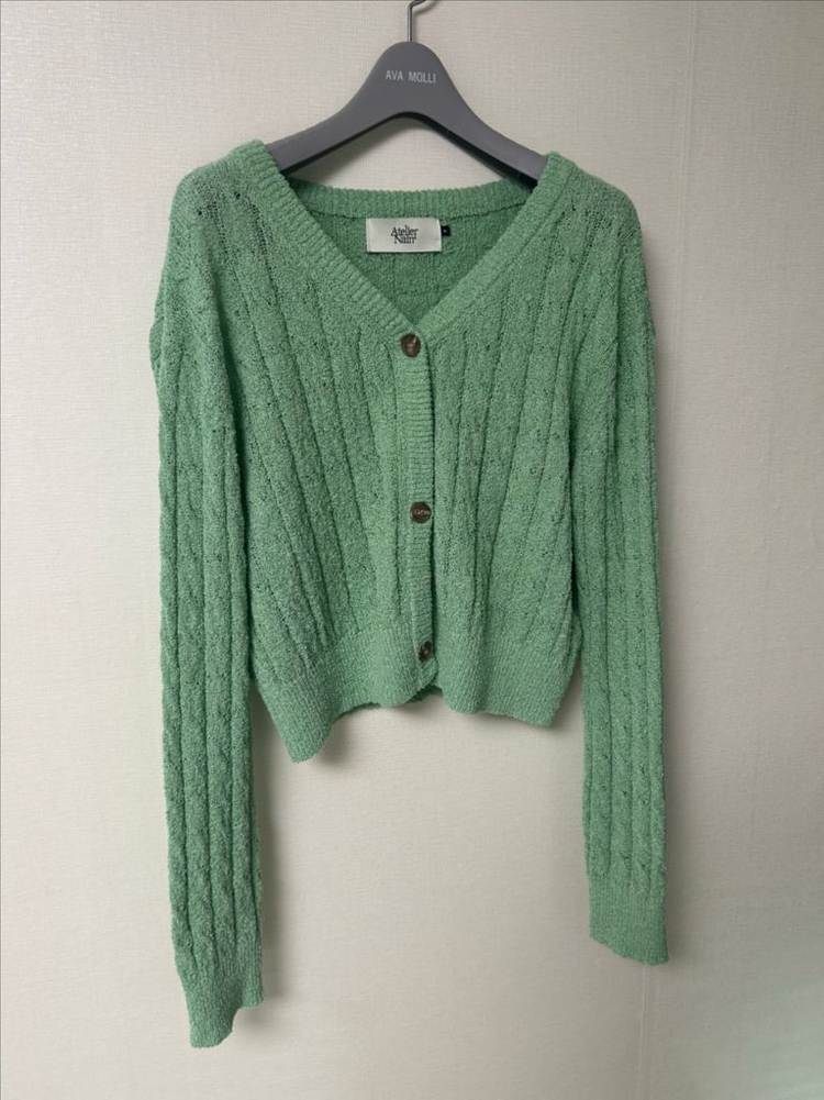 아뜰리에나인 봄니트가디건 판매 이미지
