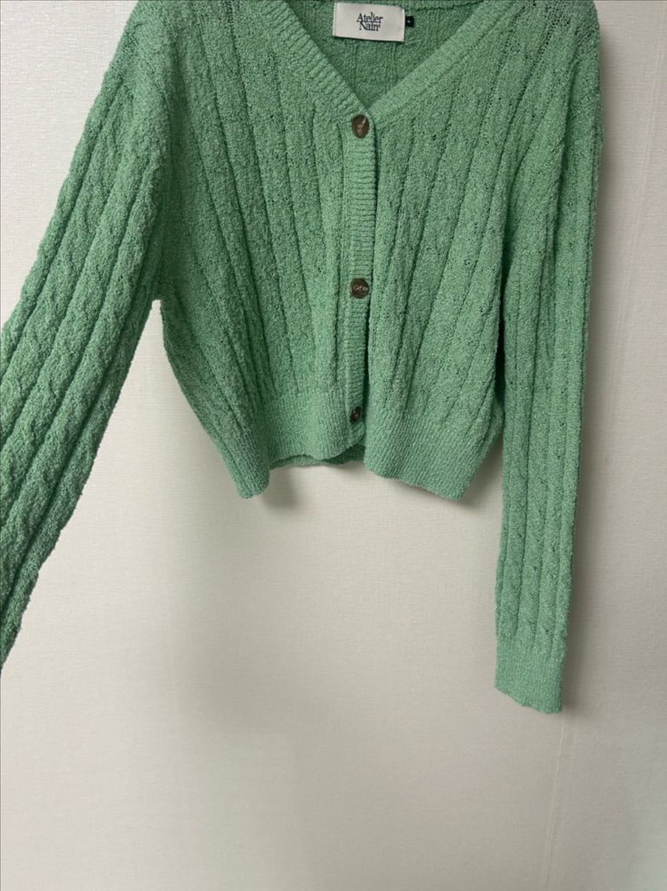아뜰리에나인 봄니트가디건 판매 이미지