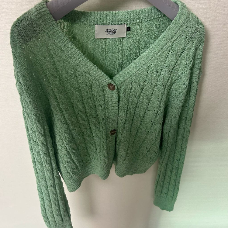 아뜰리에나인 봄니트가디건 판매 이미지