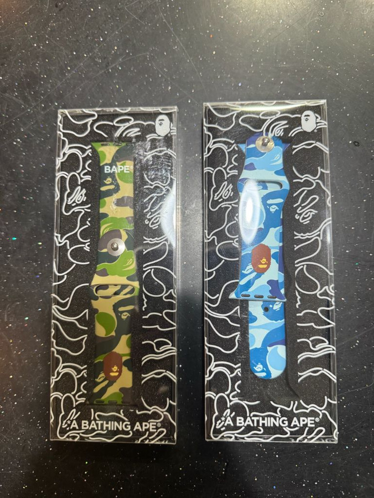 (새제품급) 애플워치 스트랩 베이프 BAPE 45mm--1