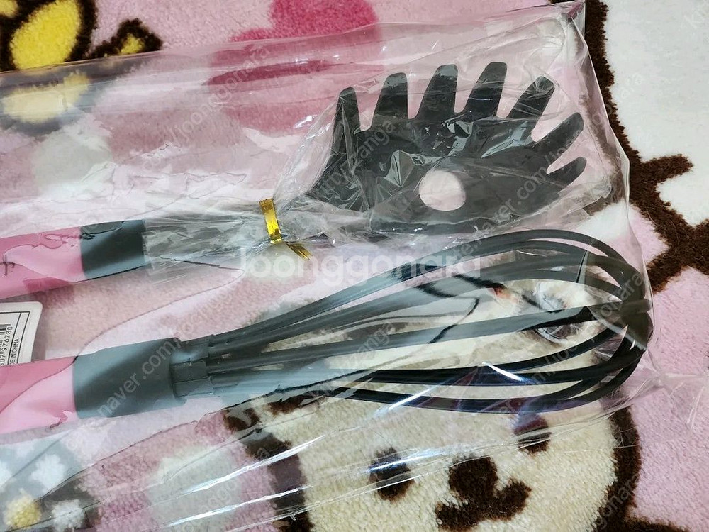 일괄)고전키티 조리도구 거품기+ 면국자 일괄--2
