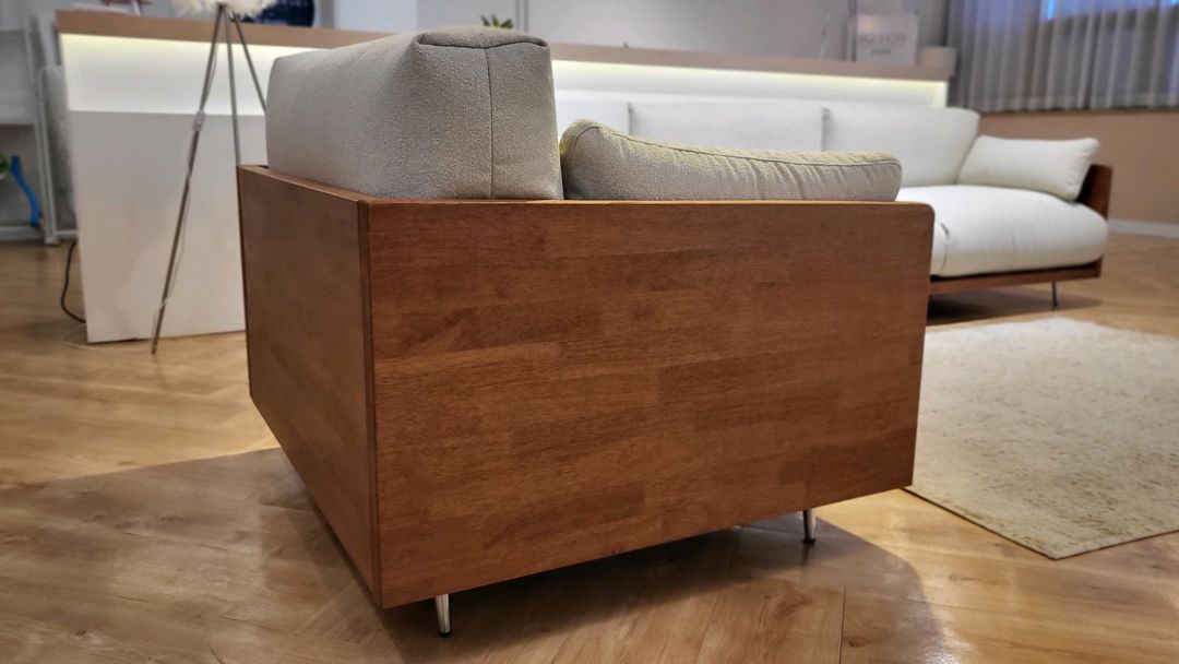 예쁜거실소파 세트! ( 모듈 + 원목 +페브릭 ) 전시새상품!! 이미지