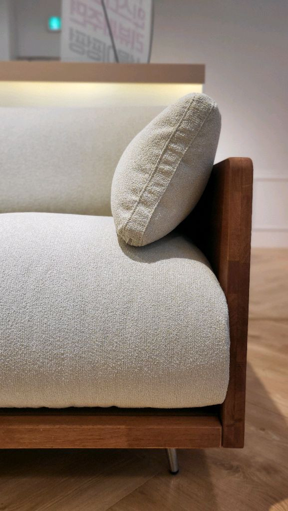 예쁜거실소파 세트! ( 모듈 + 원목 +페브릭 ) 전시새상품!! 이미지