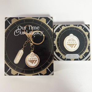 티원 T1 월즈 5성 기념 뱃지 키링 세트 미개봉