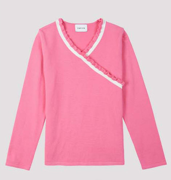 여자 셔링니트핑크 FREE--0