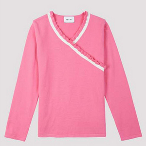 여자 셔링니트핑크 FREE