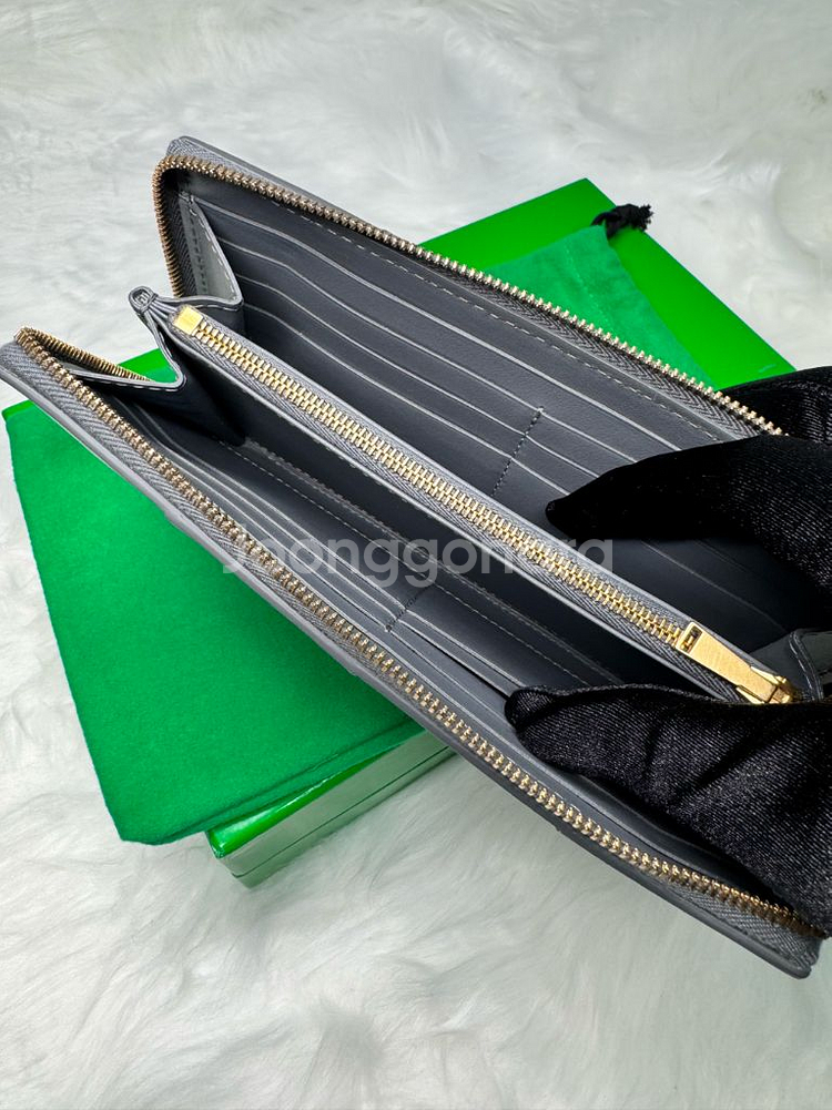 보테가베네타 카세트 지퍼 어라운드 지갑--6