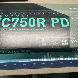 레오폴드 FC750R PD 저소음적축 키보드