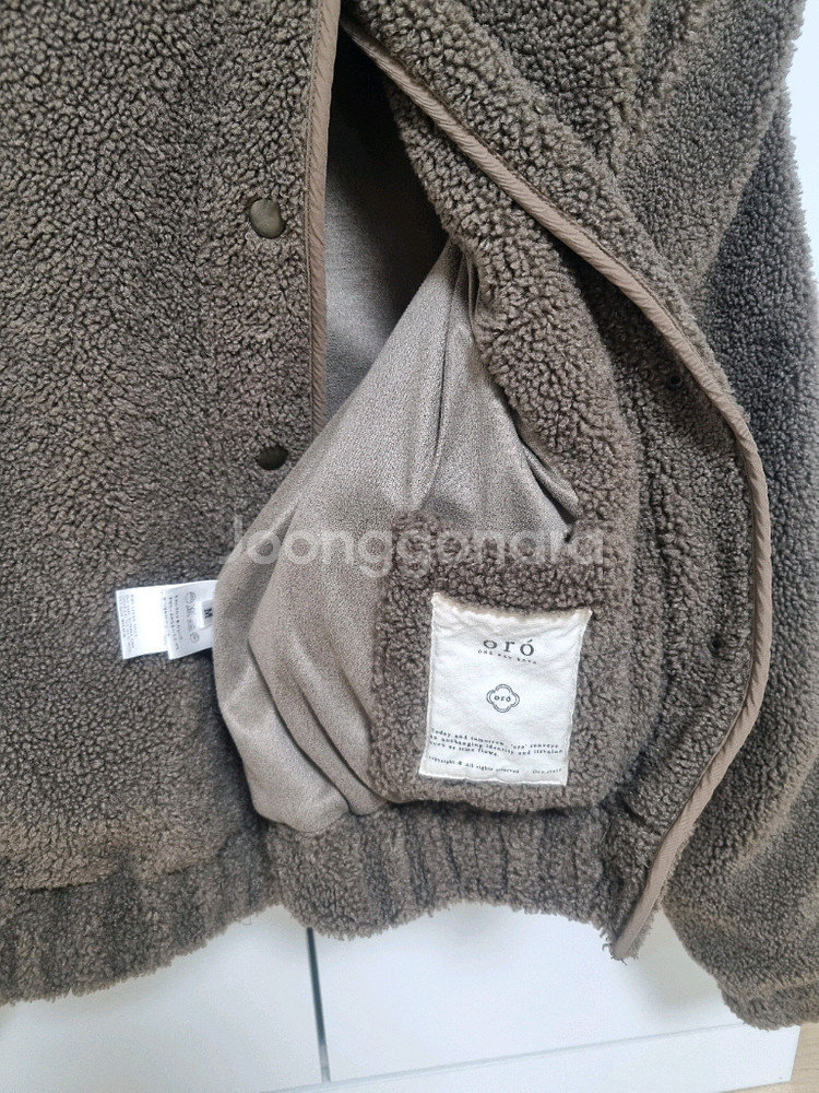 오로 콤피 플리스 점퍼 뽀글이 후리스--2