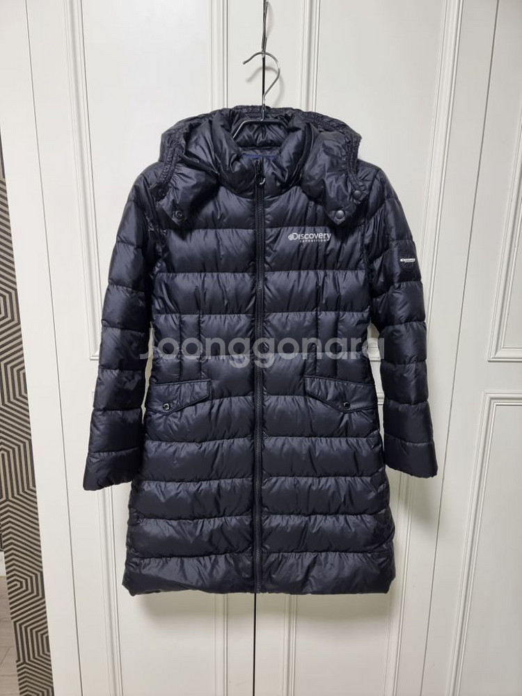 (150)디스커버리 키즈 여아 경량 롱다운 자켓--0
