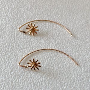 제이에스티나 헬리오 14k 옐로우골드 귀걸이