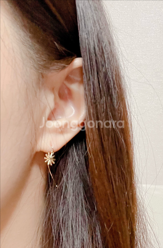 제이에스티나 헬리오 14k 옐로우골드 귀걸이--3