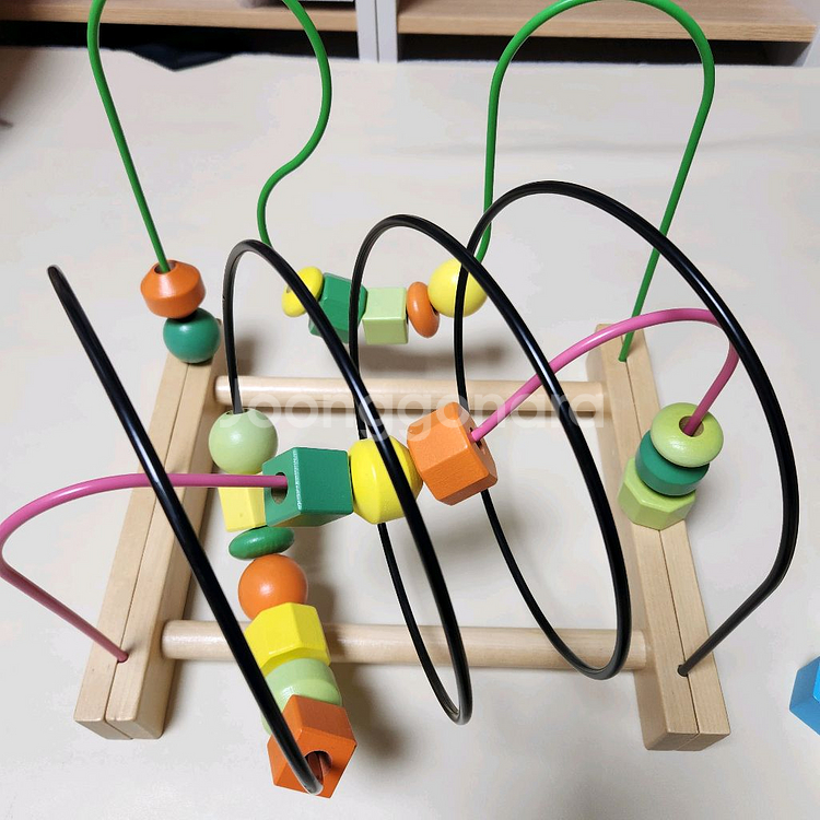 숲소리 원목블럭, 원목 교구, 원목 장난감, 원목 전화기, 모형끼기, 이케아 구슬꿰기--3