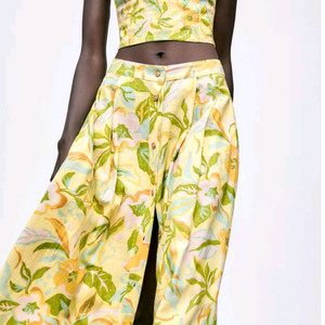 자라 린넨 플라워 스커트 동남아, 휴가, 휴양지