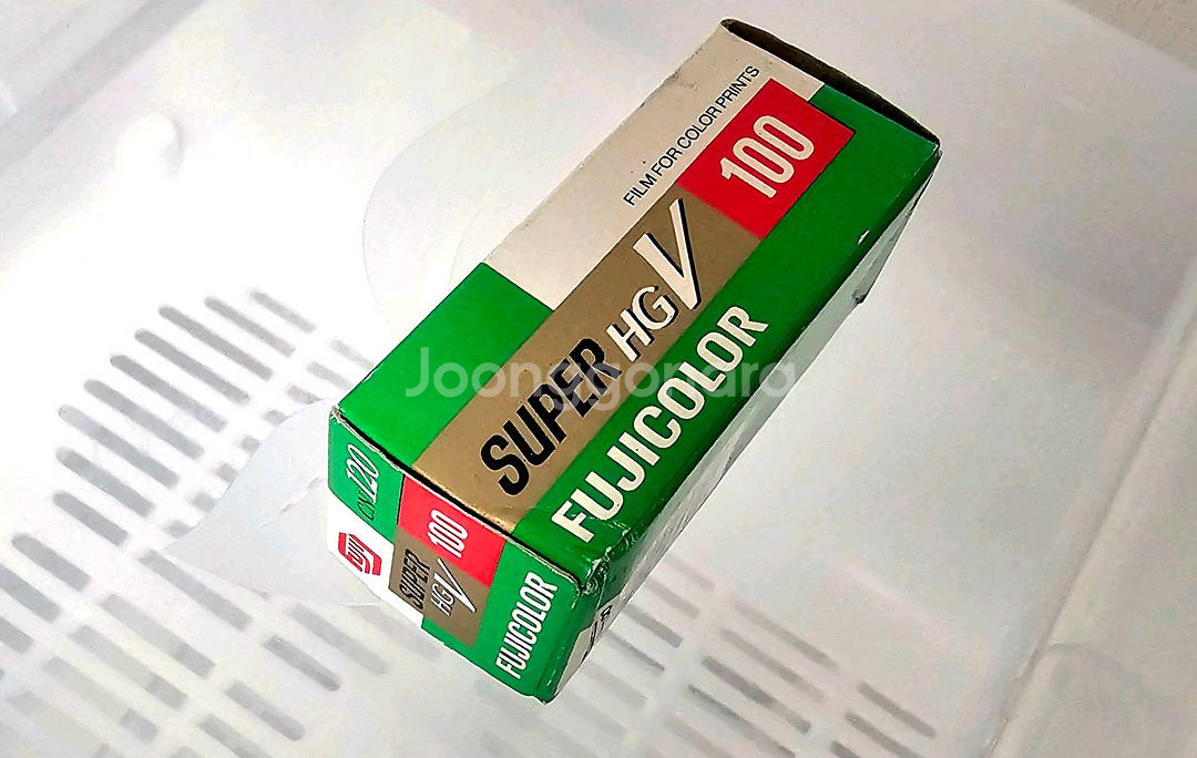 빈티지 후지필름 슈퍼HG-V 120카메라용 12컷--0