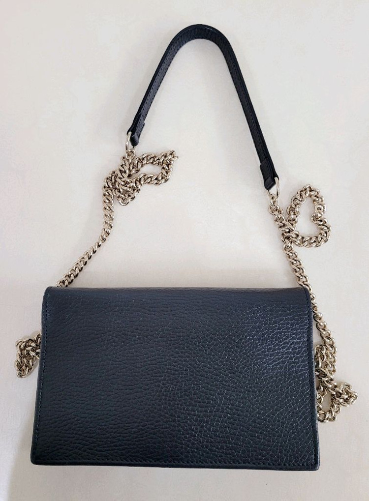 구찌 인터로킹 미니 체인 크로스백--4