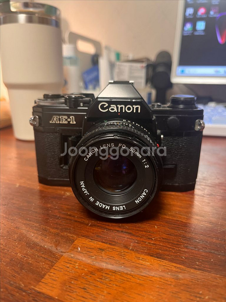 캐논 AE-1 필름카메라--0
