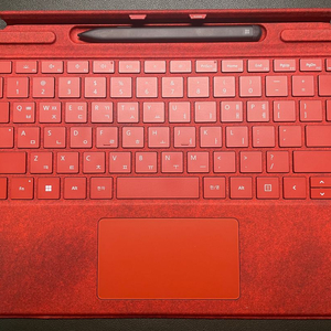 서피스 프로 X 시그니처 키보드 레드색상 슬림펜 1 포함 판매