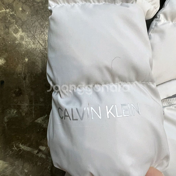 XL) 캘빈클라인 구스다운 패딩점퍼 거위털 패딩--3