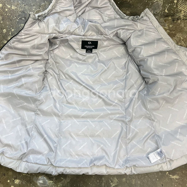 XL) 캘빈클라인 구스다운 패딩점퍼 거위털 패딩--5