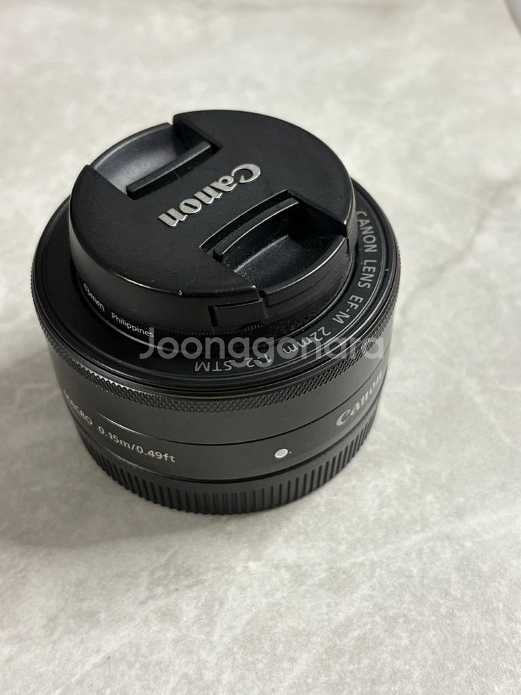 캐논 EF-M 22mm F2 STM 렌즈--0