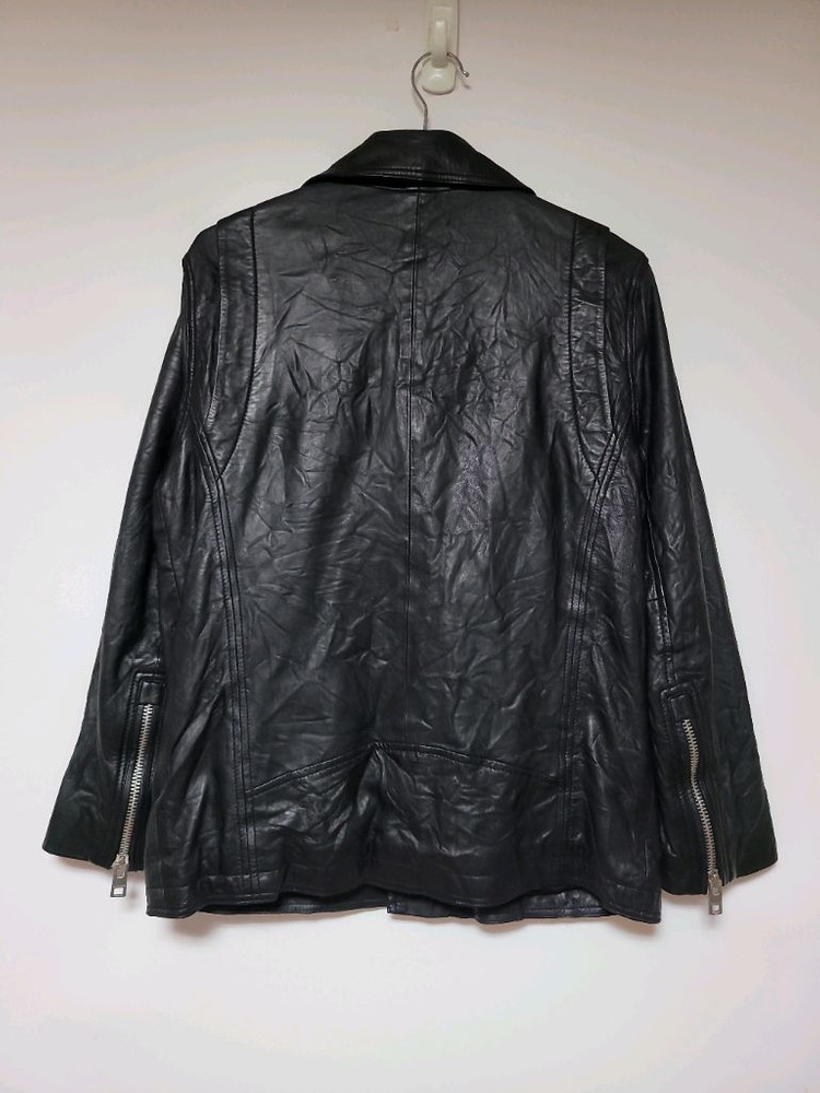 새상품급 쟈딕엔볼테르 크링클 양가죽 자켓--1