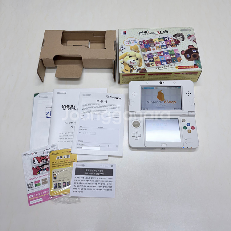 닌텐도 3DS 동물의숲 에디션 뉴작다수--3