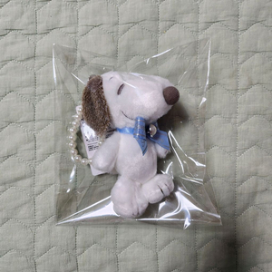 스누피 유니버셜 스튜디오 한정 진주 마스코트 키링