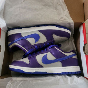 나이키 덩크로우 레트로 스니커즈 퍼플 size260