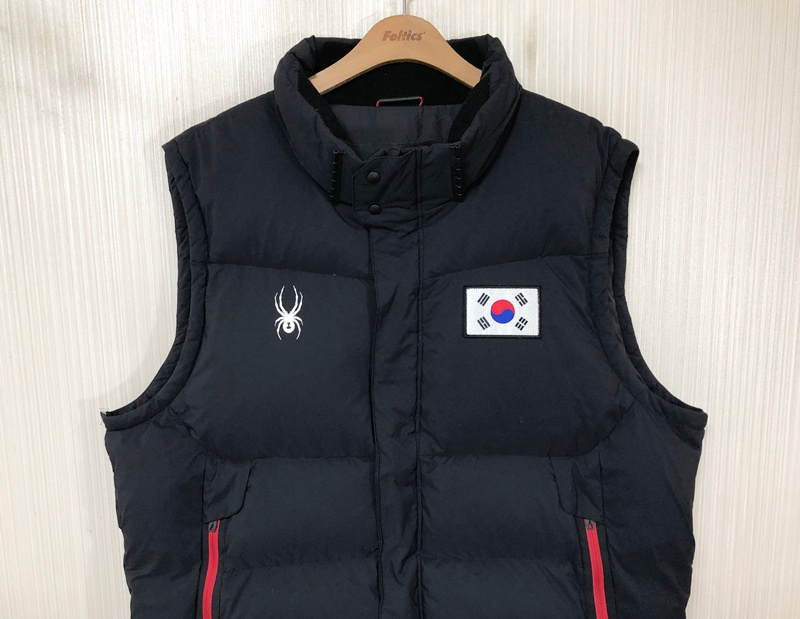 스파이더국대 웨이트리프팅국대 팀코리아 덕다운 패딩베스트 5XL(125)--1