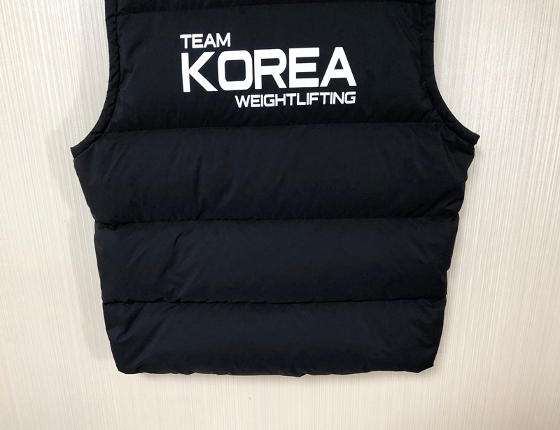 스파이더국대 웨이트리프팅국대 팀코리아 덕다운 패딩베스트 5XL(125)--9