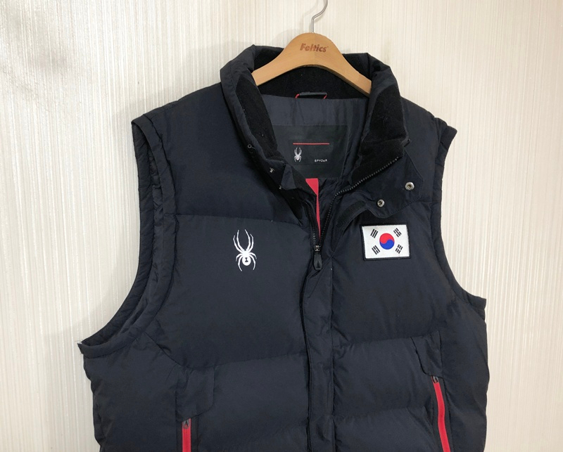 스파이더국대 웨이트리프팅국대 팀코리아 덕다운 패딩베스트 5XL(125)--4